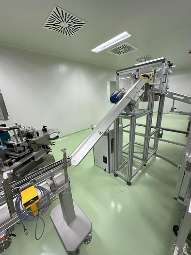 Used 2013 Groninger complete Syringe Filling & Packaging Line – In 'As New' condition - Installed but UNUSED DFVN 2005, WFM100, LFI, MWU010, MA 100S, SMKEB 3000