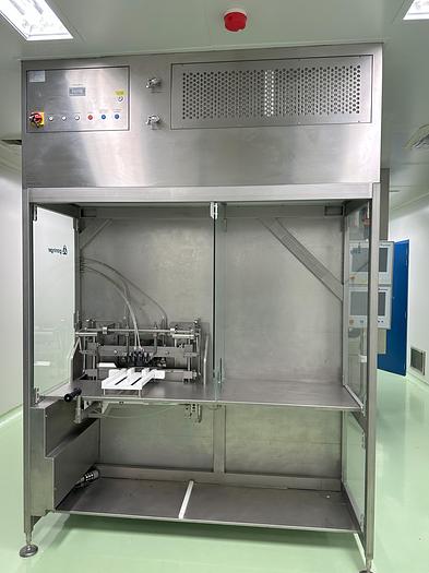 Used 2013 Groninger complete Syringe Filling & Packaging Line – In 'As New' condition - Installed but UNUSED DFVN 2005, WFM100, LFI, MWU010, MA 100S, SMKEB 3000