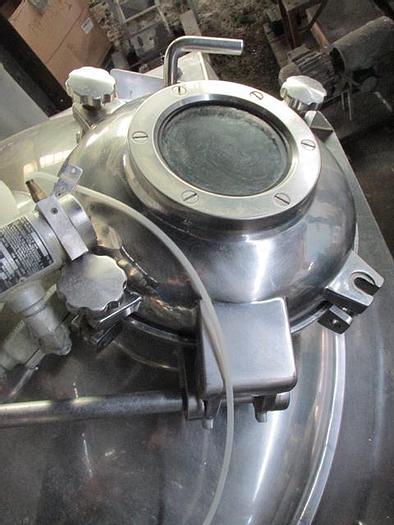 Used 1000 LITER (264 GALLONS) KRIEGER TRIPLE SHAFT VACUUM MIXER - S/S - -1/.5 BAR - JACKETED
