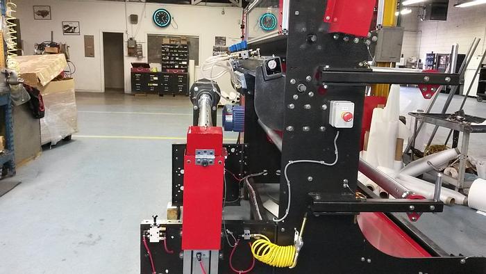 Used 60" ROSENTHAL DUPLEX SLITTER REWINDER 18" REWIND DIAMETERS MFG. 2016