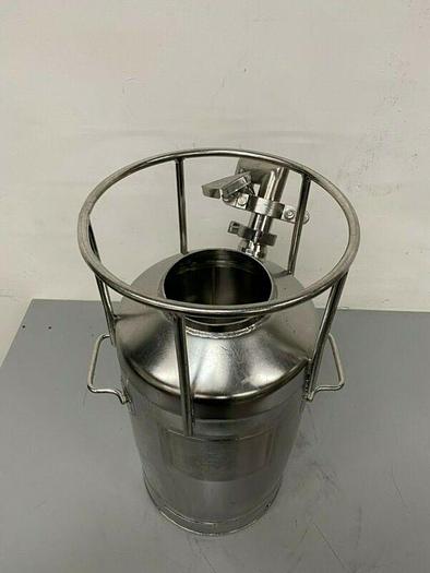 Used DCI 35L Stainless Steel Pressure Vessel 40 PSI @ 100° F