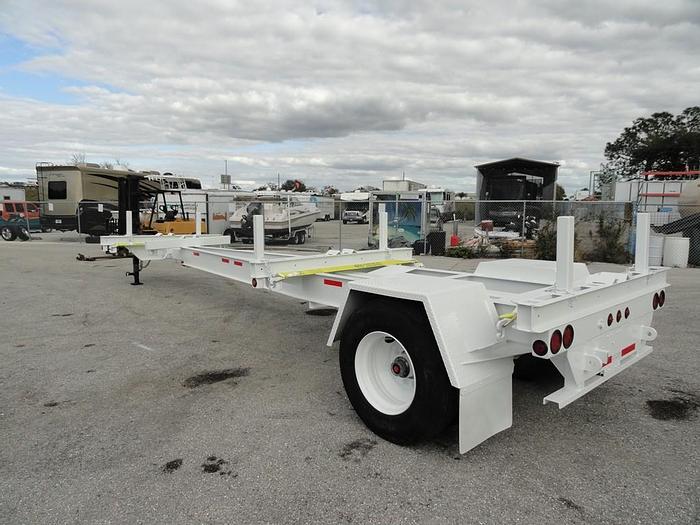 Used Butler 25,000 lb Extendable Utility Pole Trailer - 06135