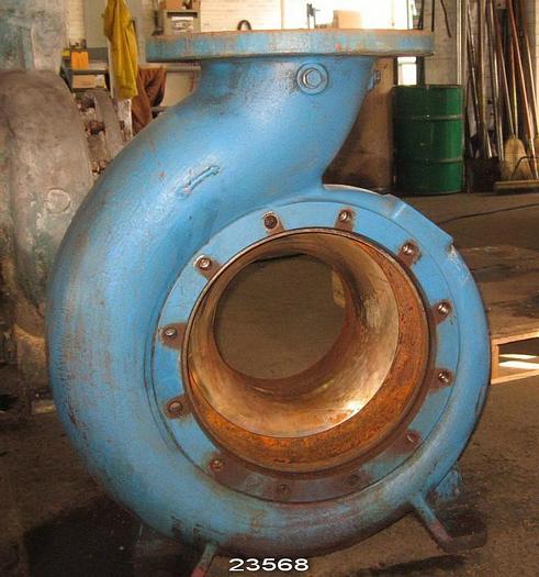 Used Goulds 3180M Pump, 10x10x14, 5-Vane Impeller, 12-3/4"x11-1/4" Impeller Diameter #23568