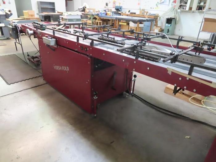 Used Dick Moll Marathon Regal Pocket Folder/Gluer with Versa Fold, 2012