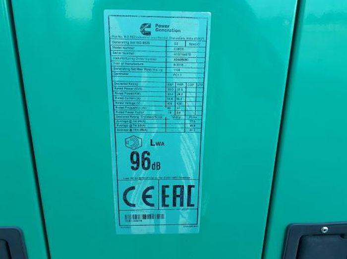 Used 2018 Cummins 38D5 - 3 phase