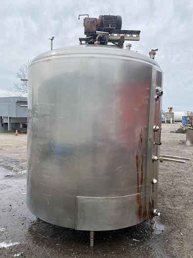 Used 1,500 GALLON CHERRY BURRELL JACKETED PROCESSOR – S/S (#9218)