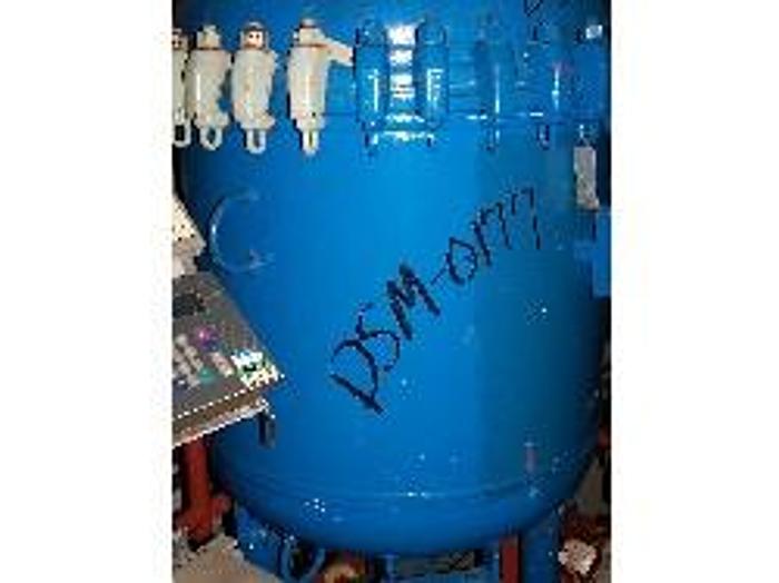 Used Pfaudler 100 gallon vertical glass lined vacuum receiver