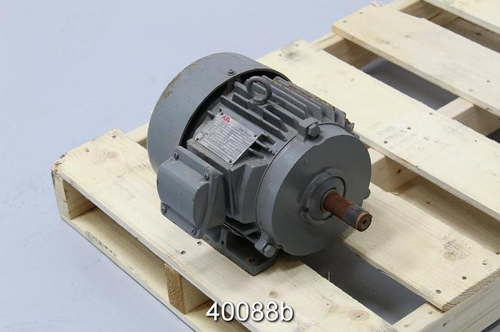 Used ABB B21584157-LDA A/C Motor, 3Hp, 1745 RPM,  230/460 Volts #40088