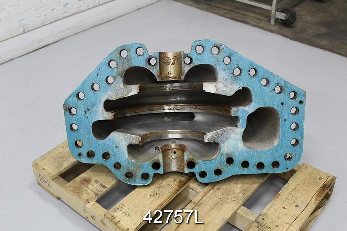 Used Goulds 3316 6x8x17 Two-Stage Split Case Pump, CF8M Casing #42757