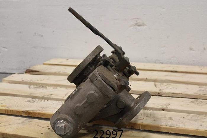 Unused Mueller Steam 792FHH Duplex Strainer, 1.5" Inlet & Outlet, 275 Psig W.O.G. Pressure, With .060" Holes Basket, (Unused) #22997