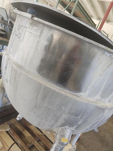 Refurbished 200 GALLON GROEN KETTLE - S/S - 100 PSI - RECONDITIONED (#9889)