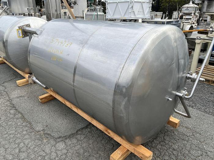 Used Tank, 775 Gallon, Stainless Steel, 25 BBL Brite Tank #S744739