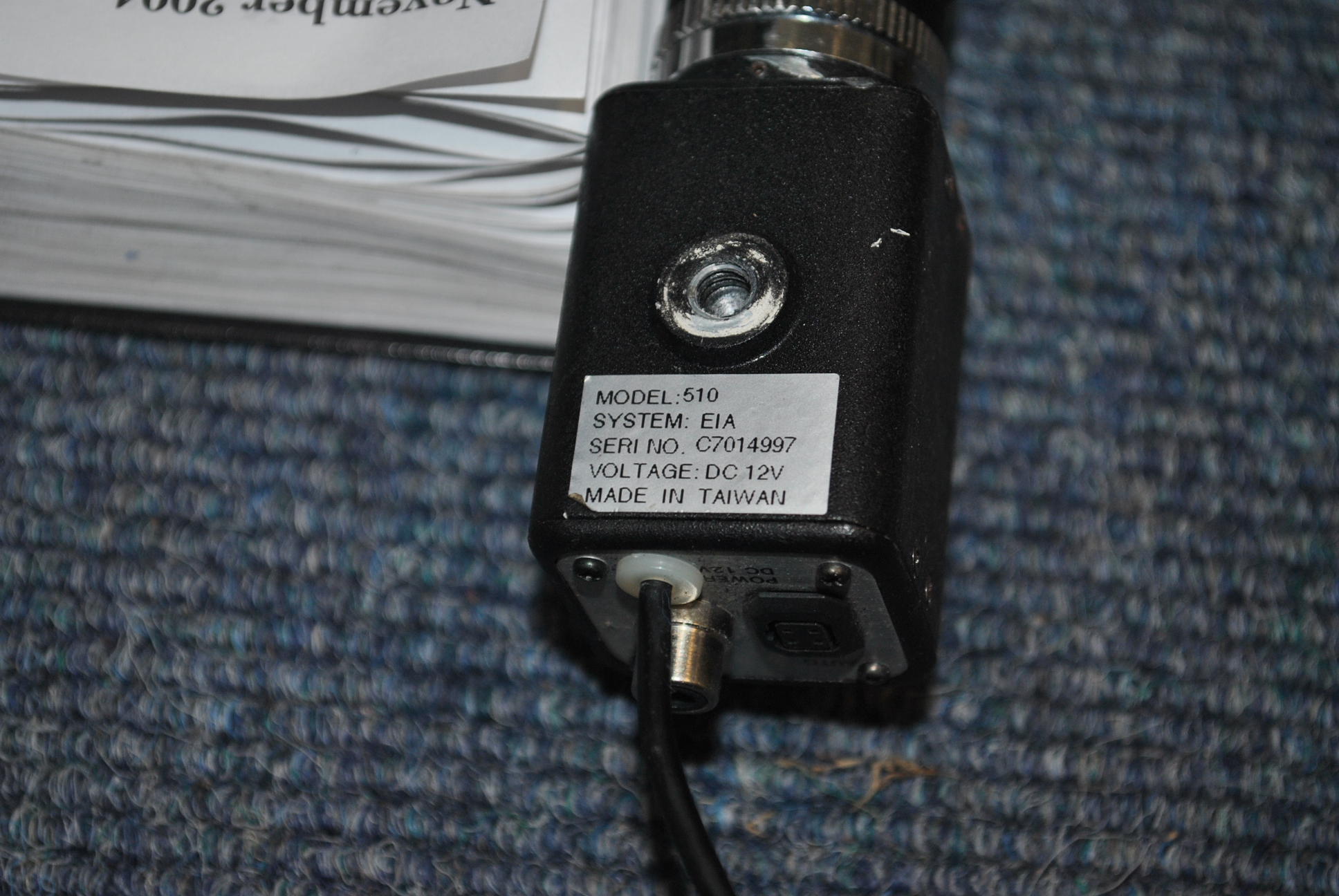 Used Kowa model 510 ccd camera