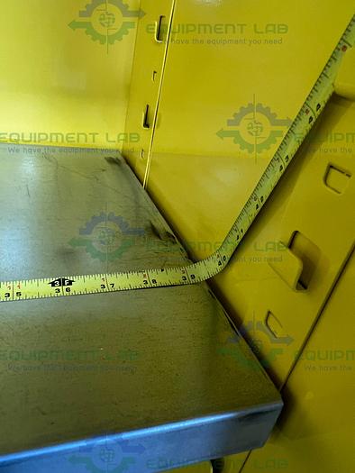 Used JustRite  45 Gallon Flammable Liquid Storage Cabinet w/ Soft Close Doors, Keys