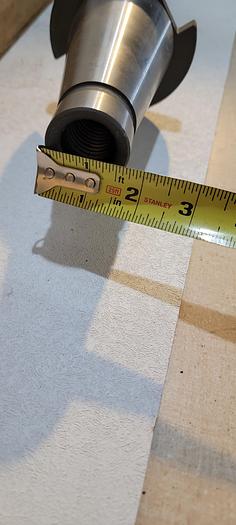 Used BISON7-015-055 MILLING MACHINE ARBOR STYLE B 7170-51,1/4(D)