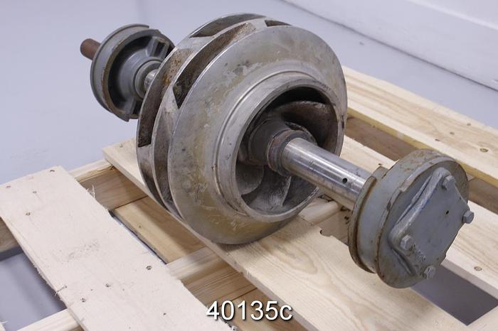 Used Goulds 3405 Pump Rotating Assembly, 8x10x12, Storeroom Spare #40135