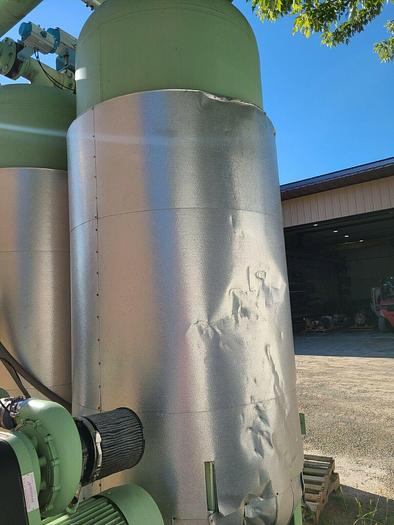 Refurbished Desiccant air Dryer Sullair 4300 cfm Heated Blower purge Twin Tower