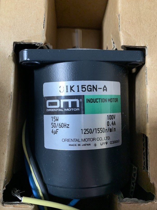 Used Oriental Motor Induction Motor 3IK15GN-A