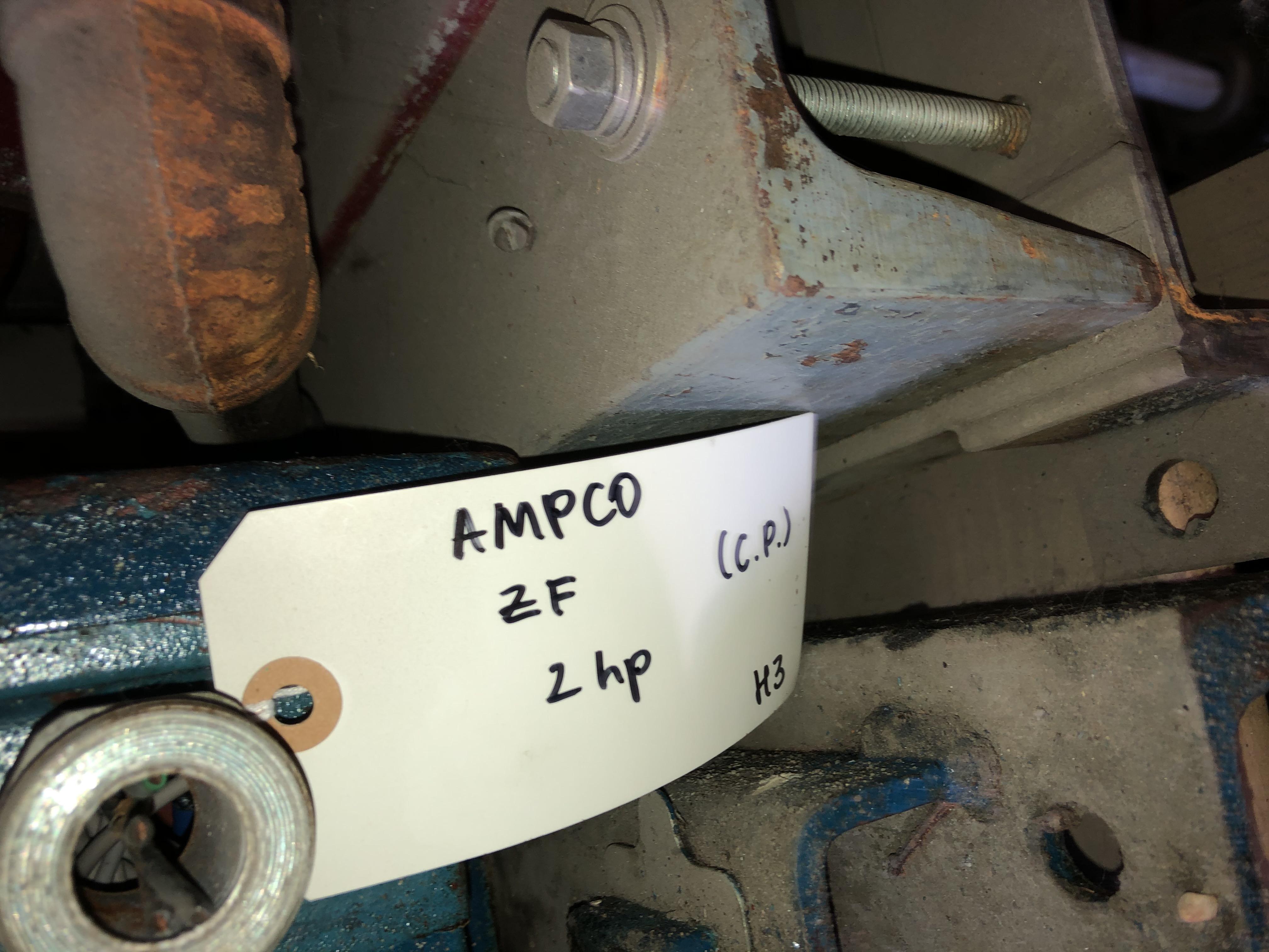 Used AMPCO ZF CENTRIFUGAL PUMP