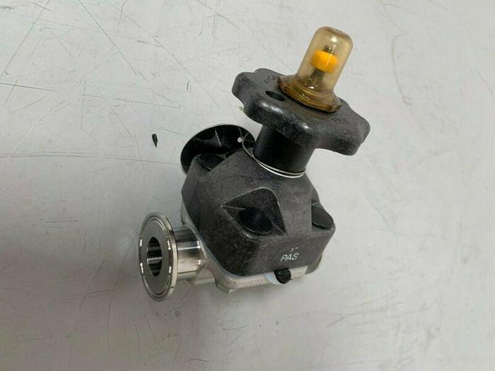 Used ITT Pure-FLO 1-316L-RA25MAX-CWP150 Diaphragm Valve  w/ 1" Sanitary Fittings