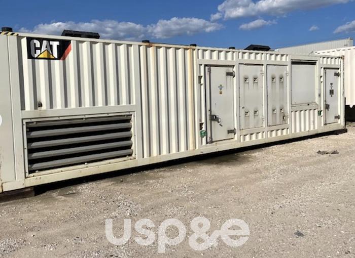 Used 1.4 MW 2014 Used Caterpillar XQ1475G Natural Gas Generator Set