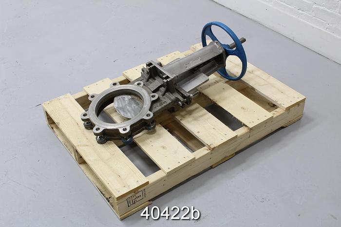 Used 8" Fabri-Valve Hand Operated Knife Gate Valve #40422