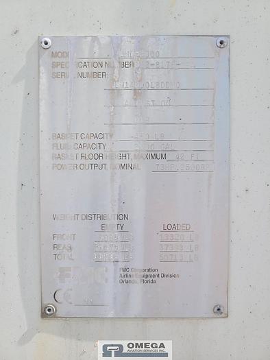 Used 2000 FMC LMD2000 Aircraft Deicer (2,000 total gallon tank cap)