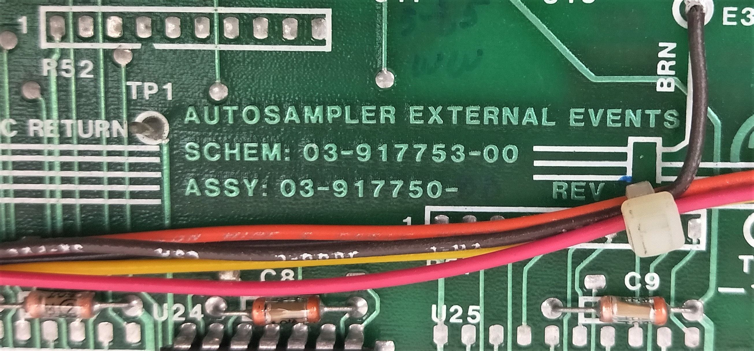 Used Varian 03-917750-00 PCB Board for Varian GC-Autosampler External Events