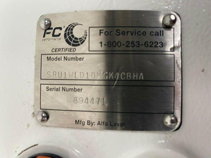 Used Alfa Laval SRU1 Rotary Lobe Pump on a SS Skid w/ Sterling 1HP Motor & Controller