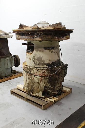 Used Beloit Model 3396 Shark Pulper Drive, Stainless Steel Rotor #40678