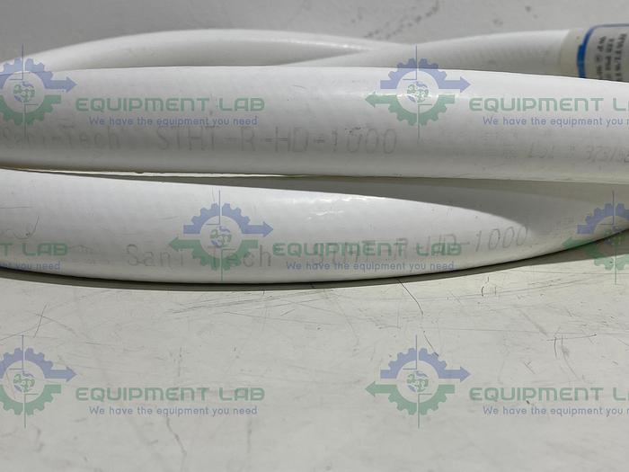 Used Sani-Tech  STHT-R-HD-1000 12Ft Silicone Hose w/ 1 1/2" Sanitary Fitting