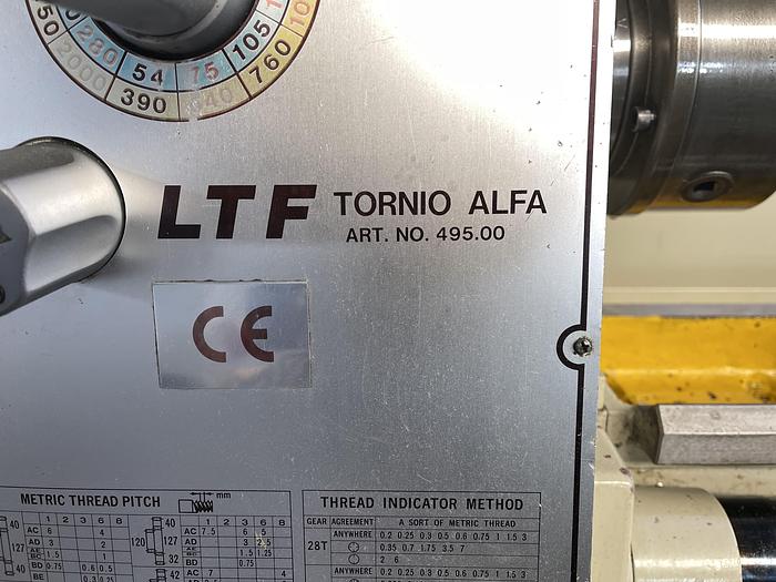 Ottime Tornio Parallelo LTF ALFA ART.NO.495.00