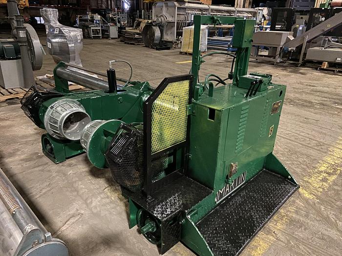 Used 100" (2.54M) MARTIN SHAFTLESS FLOOR PICK UP UNWIND STAND 72" DIAMETER