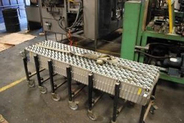 Used Bestflex flexible case conveyor