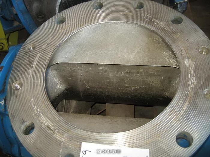 Used Dezurik  Dezurik Precision Electric Basis Weight Valve, 10", Fig 772A, 316 Stainless Body, 316 Stainless Plug, 316 Stainless Seat, 450 Degree F Max Temp, 155 Second Valve Travel Time, Straight Concentric Design #24359