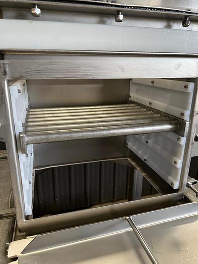 Used USED ERIEZ GRAVITY MAGNET TRAP WITH SLIDING MAGNETIC GRATES