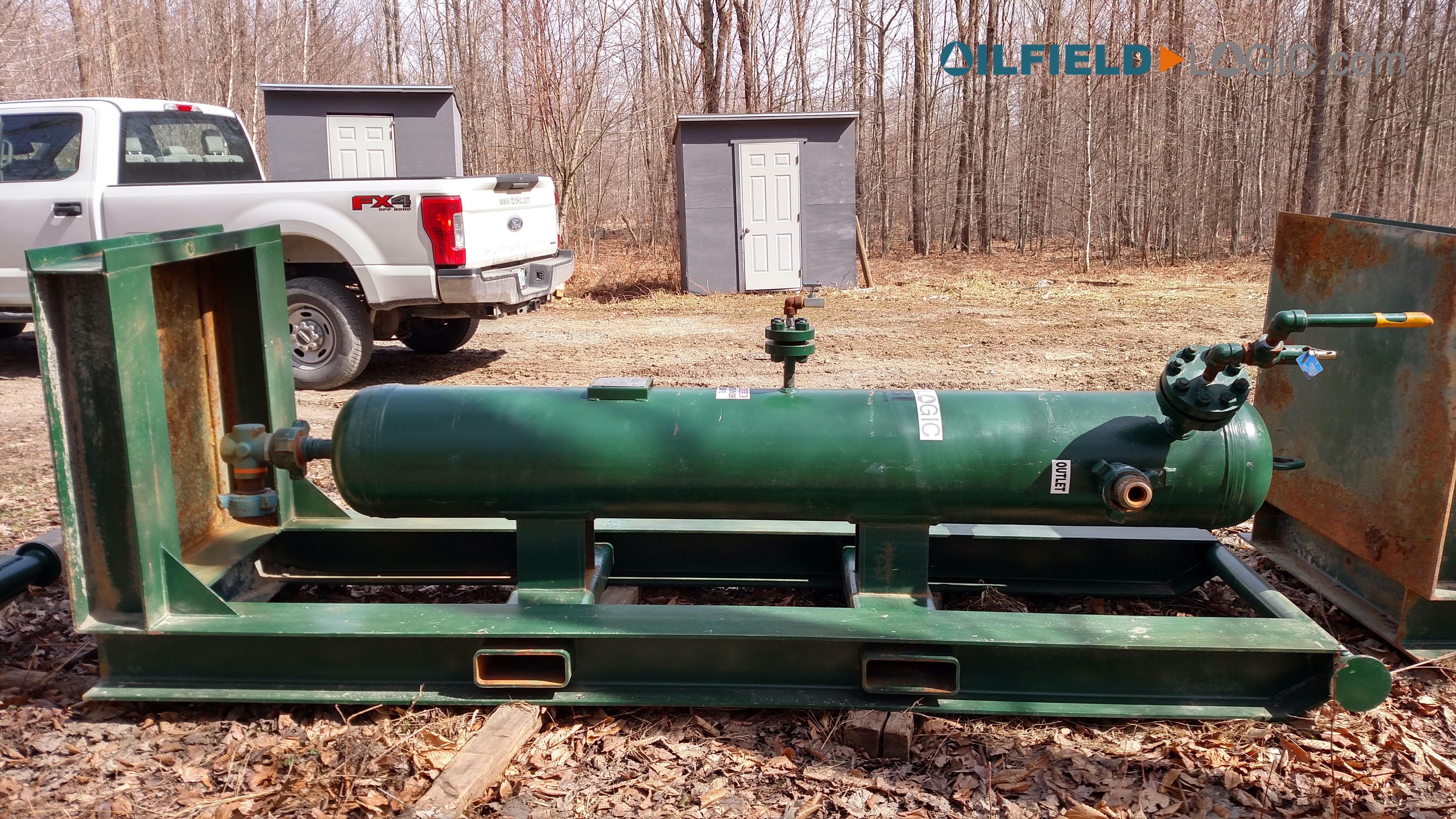 Used Sand Trap, Gravity, 16"x8', 3000#