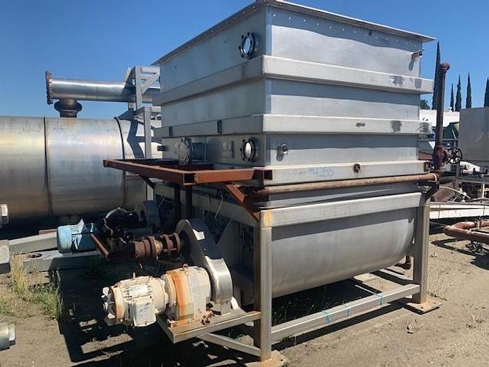 Used L&A Process System Inc 40 Ton Dual Coil Rotary Hot Break