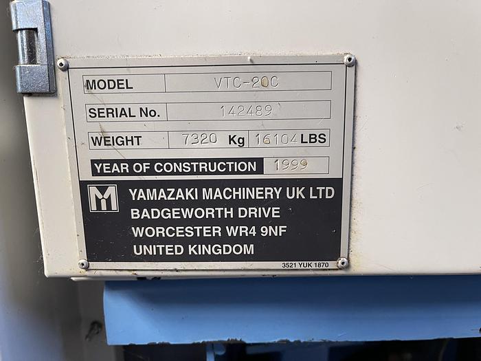 Buone Centro di Lavoro Verticale MAZAK VTC-20C