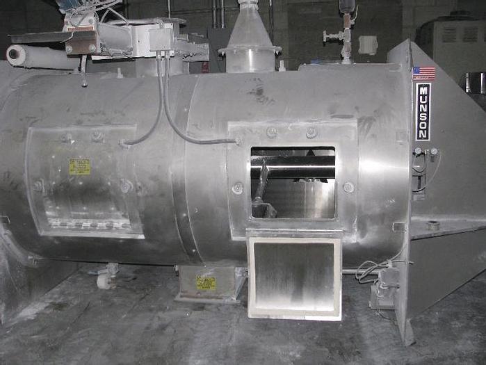 Used 100 CU. FT. MUNSON CYLINDRICAL PLOW BLENDER – S/S