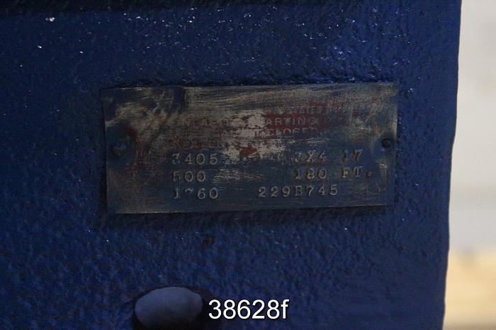 Used Goulds 3405 3x4x17 Pump #38628