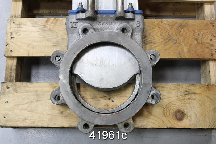 Used True Line 8" Hand Operated Knife Gate Valve #41961