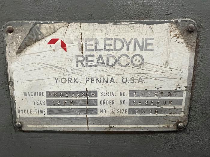 Used 5" x 36" TELEDYNE READCO TWIN SCREW PROCESSOR