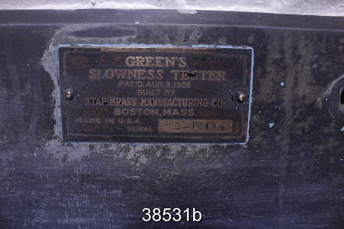 Used Stap Brass Mfg Canadian Standard Freeness Tester #38531