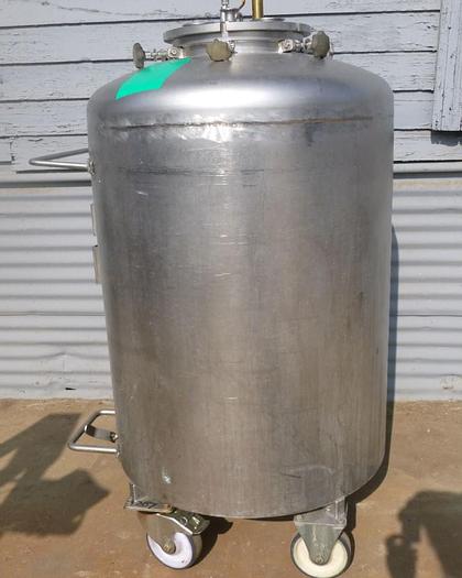 Used Tank, 92 Gallon, S/st, 28" X 30", Jkt, DT/DB, D #S743587
