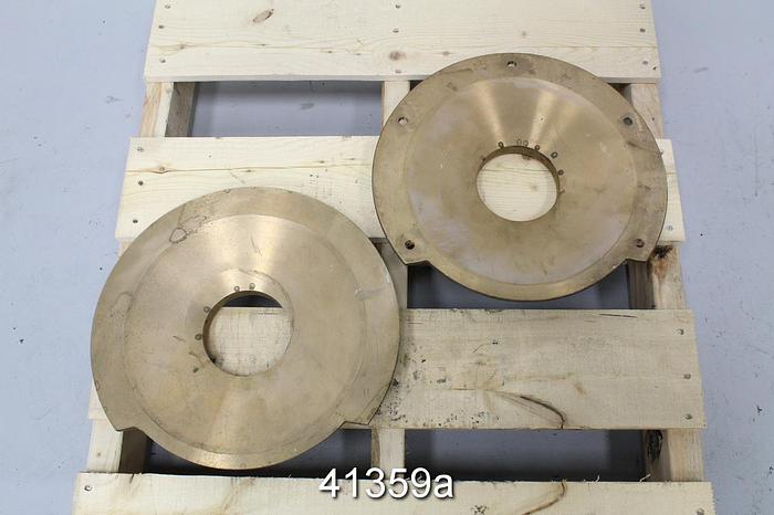 Used Black Clawson PW28-9 Chest Pump CF8M 14" Suction Side Plate #41359