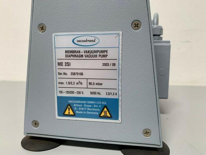 Used Vacuubrand ME 2SI Diaphragm Vacuum Pump