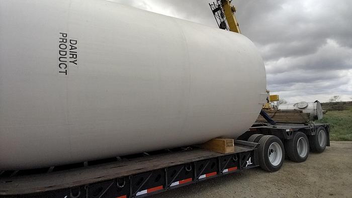 Used Tank, 10,000 Gallon, S/st, Jkt, Agit, DCI, Silo #C744332