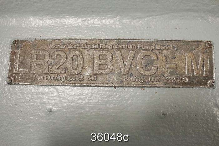Used Vooner LR20 BVC-M Vacuum Pump #36048