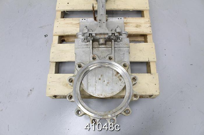 Used Dezurik 10" Air Operated Knife Gate Valve #41048